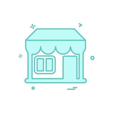 Alışveriş simge tasarlamak vektör 