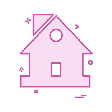 Emlak simge tasarlamak vektör