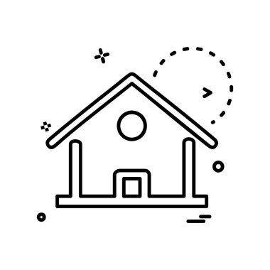 Emlak simge tasarlamak vektör