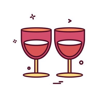 Sevgililer günü simge tasarlamak vektör 