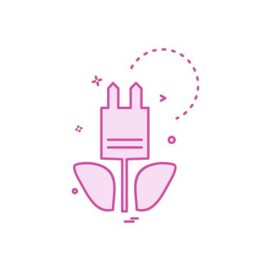 Ekoloji simgesi tasarım vektörü