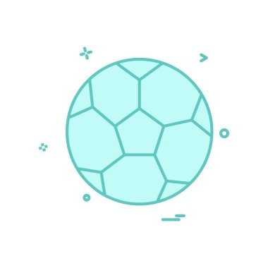 futbol simge vektör tasarımı