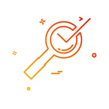 Arama simge tasarlamak vektör