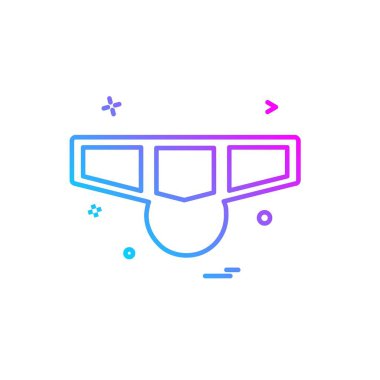 madalya simge tasarlamak vektör 