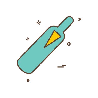 Kriket simgesi tasarım vektörü