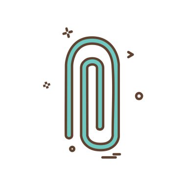 PIN düz simge vektör çizim 