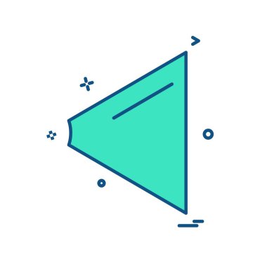 Simge tasarlamak vektör geri