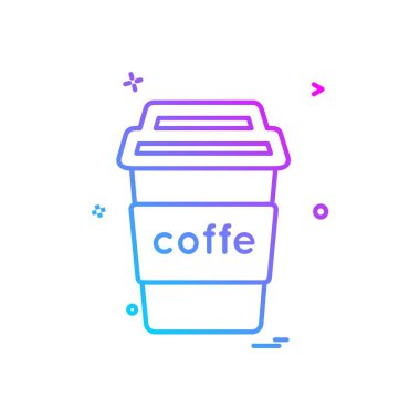 Gıda simgesi tasarım vektörü