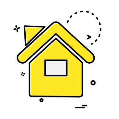 Emlak simge tasarlamak vektör