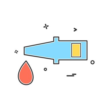 Boru simge tasarlamak vektör