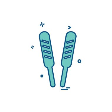 Gıda simgesi tasarım vektörü