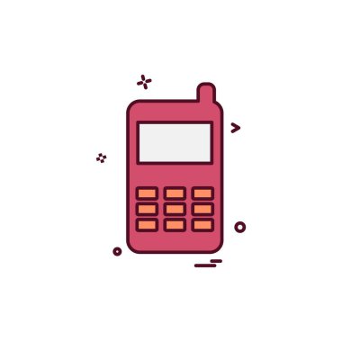 Bilgisayar Teknolojisi simgesi tasarım vektörü