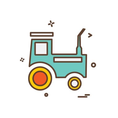 Kamyon simgesi tasarım vektörü