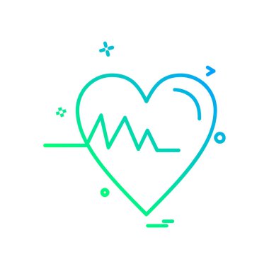 Sevgililer günü simge tasarlamak vektör 