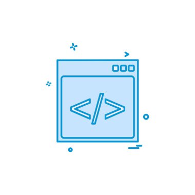 Web yerleşim simgesi tasarım vektörü