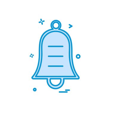 Çan simgesi tasarım vektörü