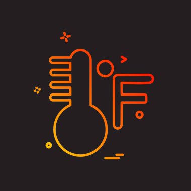 Sıcaklık simge tasarlamak vektör