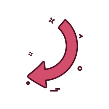 Ok simgesi tasarım vektörü