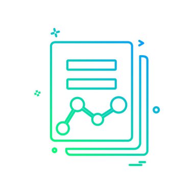 Dosya simgesi tasarım vektörü