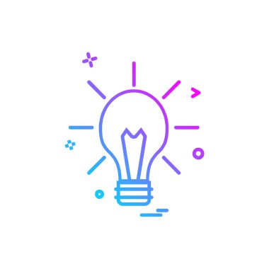 Fikir simge tasarlamak vektör