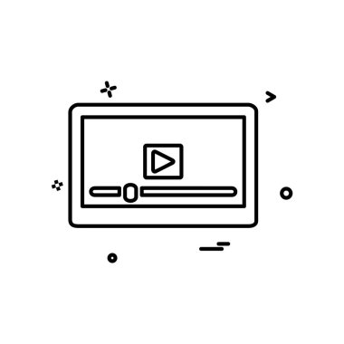 Web yerleşim simgesi tasarım vektörü