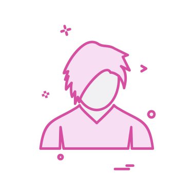 Avatar simge tasarlamak vektör