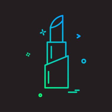 Ruj düz simge vektör çizim 