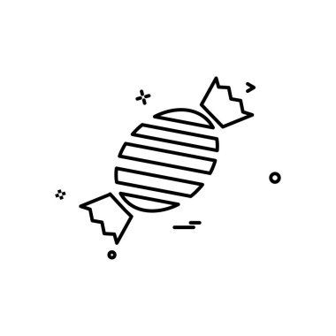 Şekerleme simge tasarlamak vektör