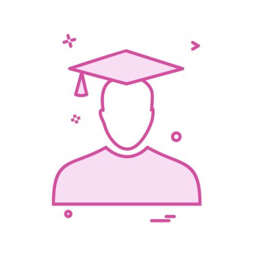 Avatar erkek simge tasarım vektörü