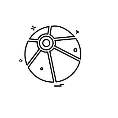 Piknik simgesi tasarım vektörü