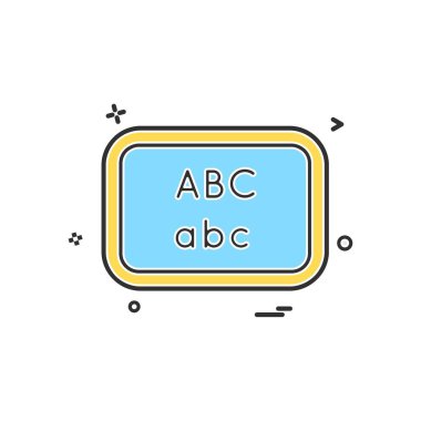 Yönetim Kurulu okul yazmak simge vektör tasarımı