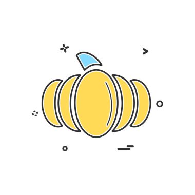 Cadılar Bayramı simgesi tasarım vektörü