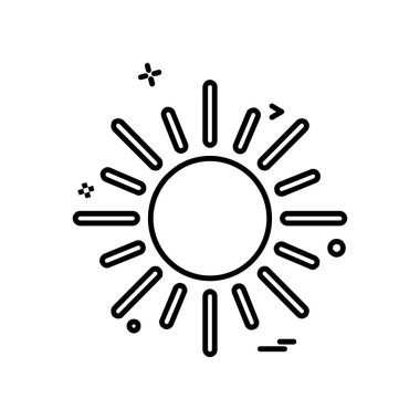 Weather simge vektör beyaz arka plan üzerinde