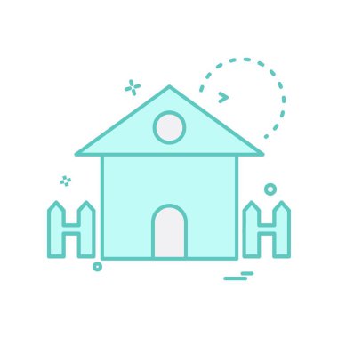 Ev simgesi tasarım vektörü