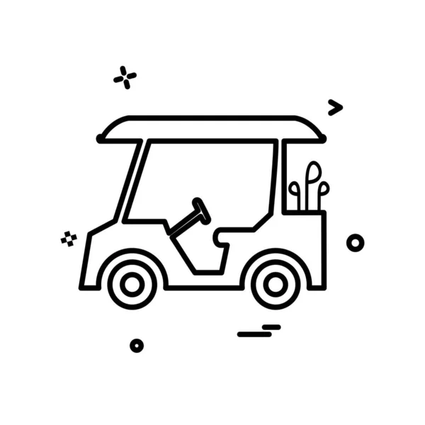 Golf Icon Design Vector Illustration — Stock Vector