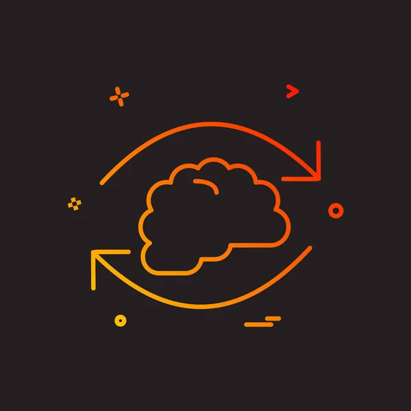 Дизайн Хмарних Піктограм Барвисті Векторні Ілюстрації — стоковий вектор