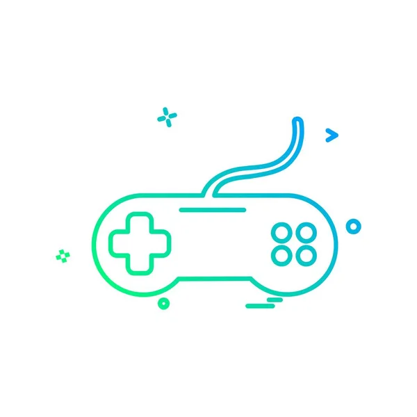 Game Controller Pictogram Ontwerp Vector — Stockvector