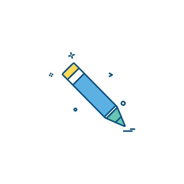Pencil Study Icon Vector — Stock Vector