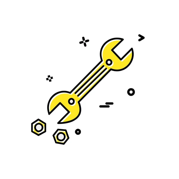 Hardware Tools Icoon Ontwerp Vector — Stockvector