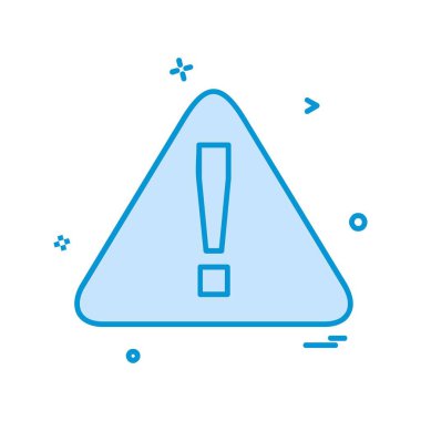 Uyarı simge tasarlamak vektör