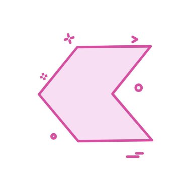 Ok simgesi tasarım vektörü