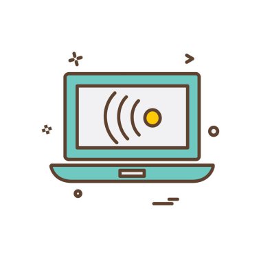 Bilgisayar simgesi tasarım vektörü