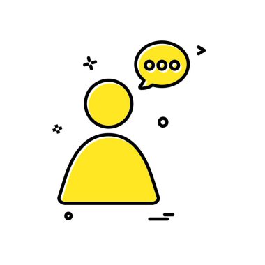 Avatar simge tasarlamak vektör