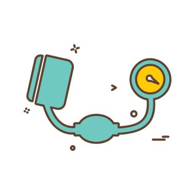 Kan basıncı simge tasarlamak vektör 