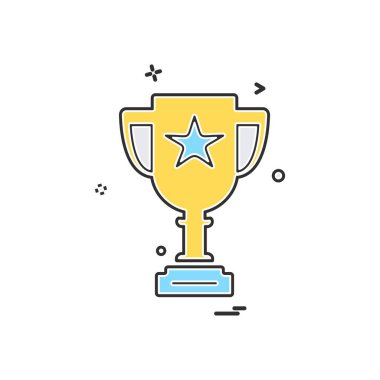 Ödül simgesi tasarım vektörü