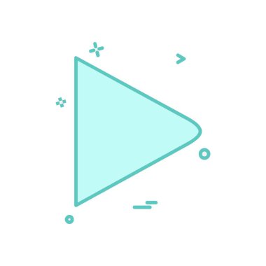 Sağ ok simge tasarlamak vektör