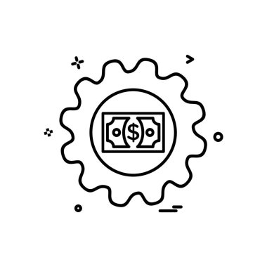 Vites simgesi tasarım vektörü