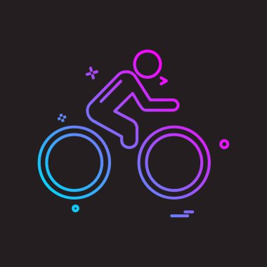 Döngüsünün simge tasarlamak vektör 