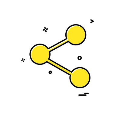 Simge tasarım vektörünü paylaş