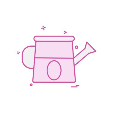 Su duş simgesi tasarım vektörü